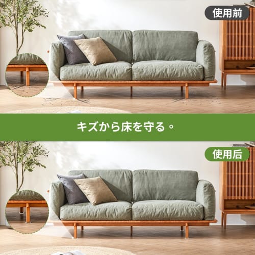 ZDDLOINP Furniture Protection Pads, 104-Piece Set, Chair Felt Furniture Pads, Protects Furniture and Floors from Scratches and Noise, Cuts to Size