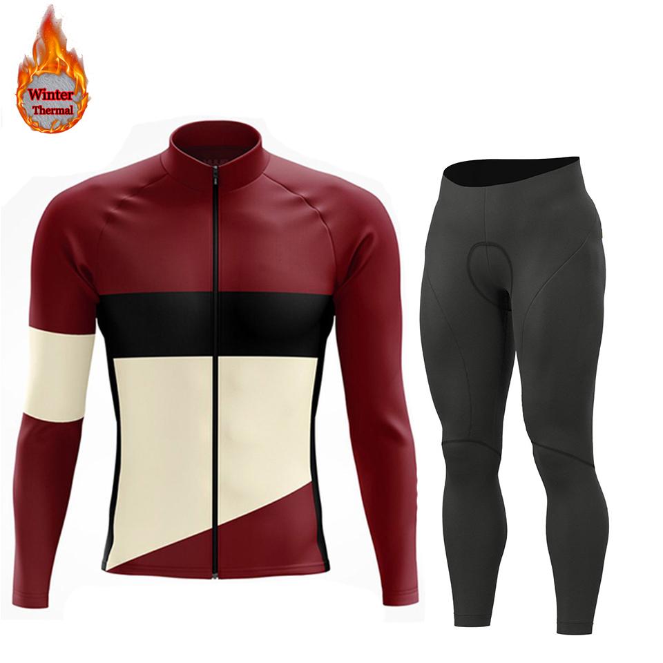

Мужская зимняя куртка 2025 года для гонок и велоспорта, комплект джерси с длинными рукавами, теплый термофлисовый велосипедный джерси, одежда для велоспорта на открытом воздухе для шоссейного велосипеда Asian size-4XL