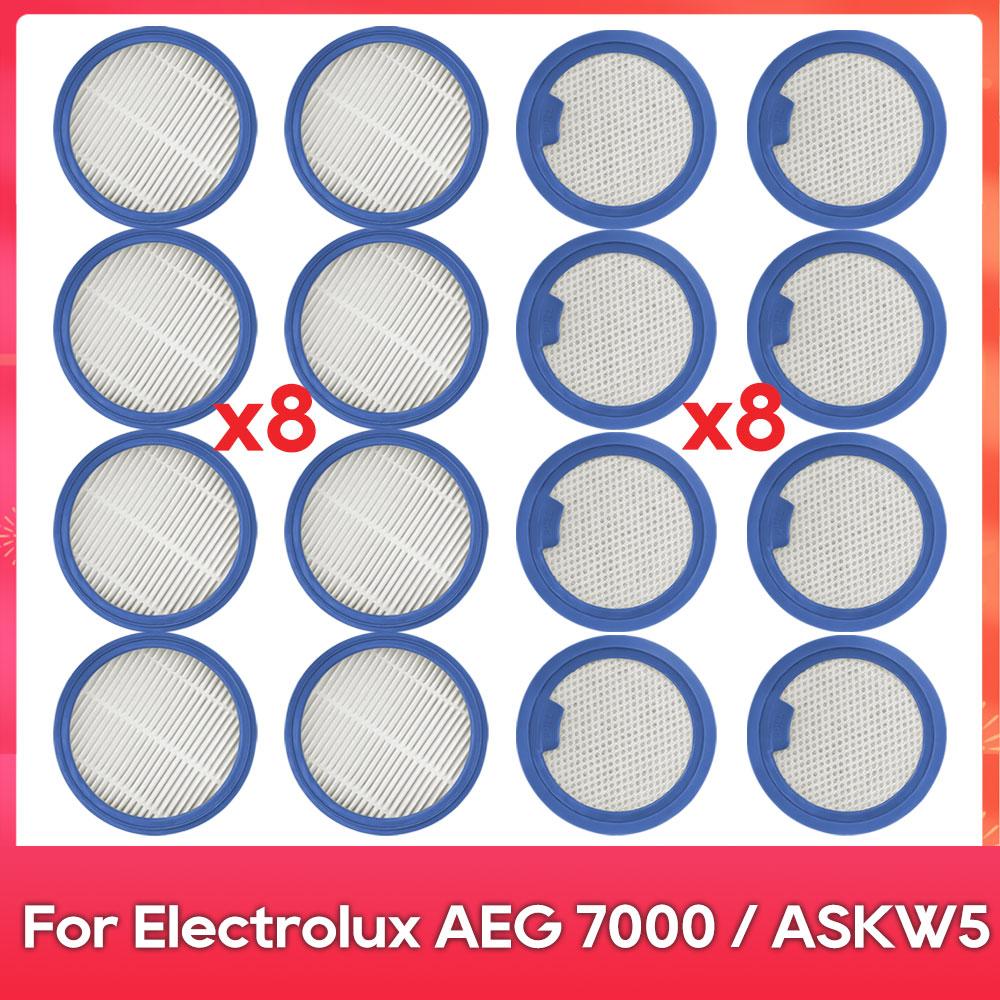 Fit For ( Electrolux AEG 7000 / ASKW5 / EP71UB14DB / EP71AB14UG / EP71HB14SH ) Part Pre-Motor Filters and Hygiene Filter Kit