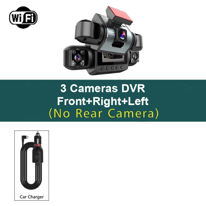 4-Channel 360 Degree Dash Cam For Cars WIFI APP Car DVR 1080P 4 Camera Lens Video Driver Recorder Rear View Camera Black Box