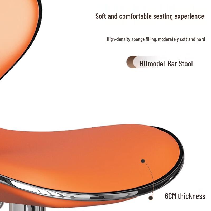 Adjustable Swivel Bar Chair with Backrest