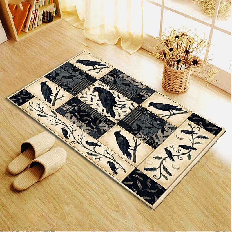 2025 New Crow Decoration Carpet Rug for Living Room Bedroom Home Sofa Decoration,Kids play Non-slip Floor Mat51