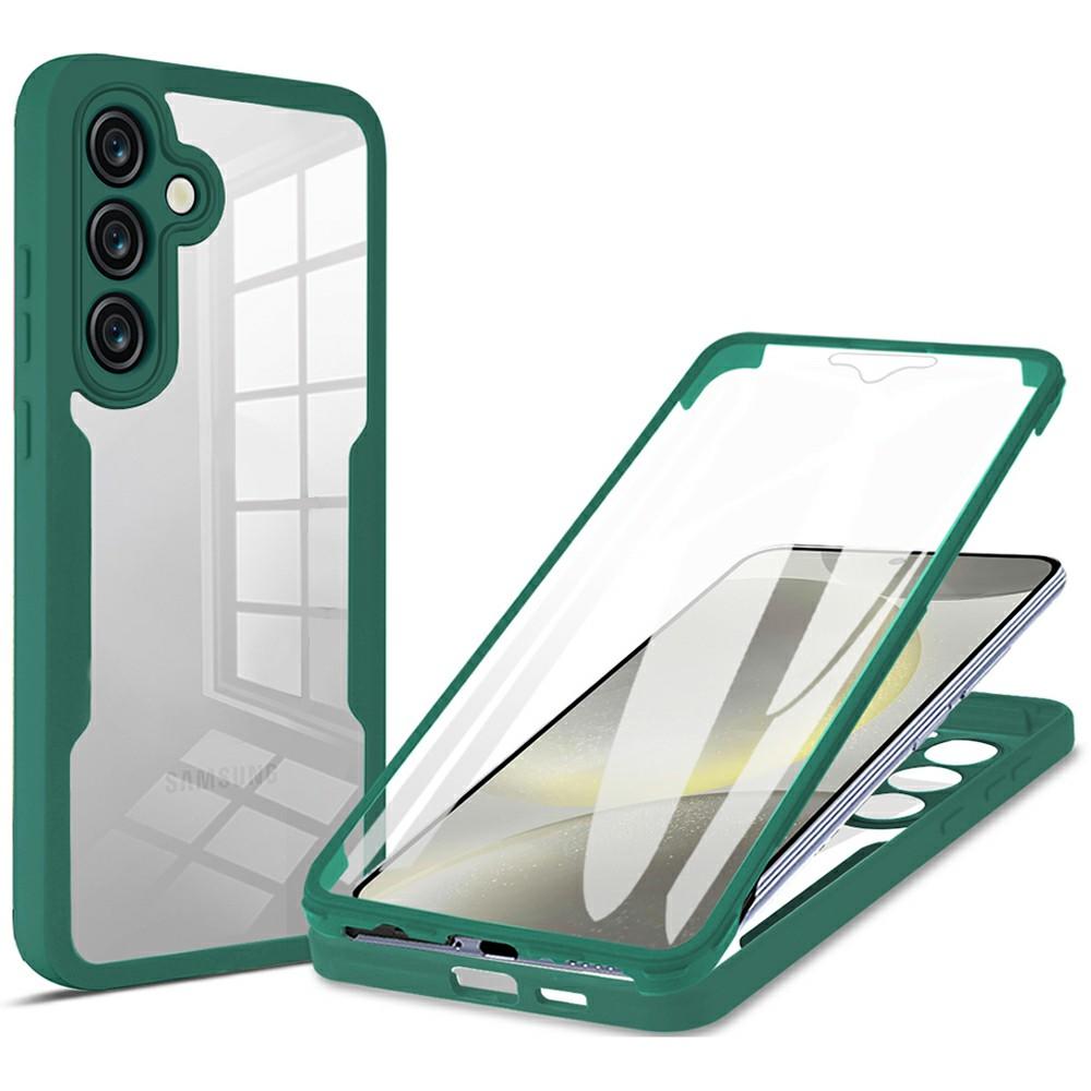 For Samsung Galaxy S25 FE Case Acrylic+TPU Clear Phone Cover with PET Screen Film
