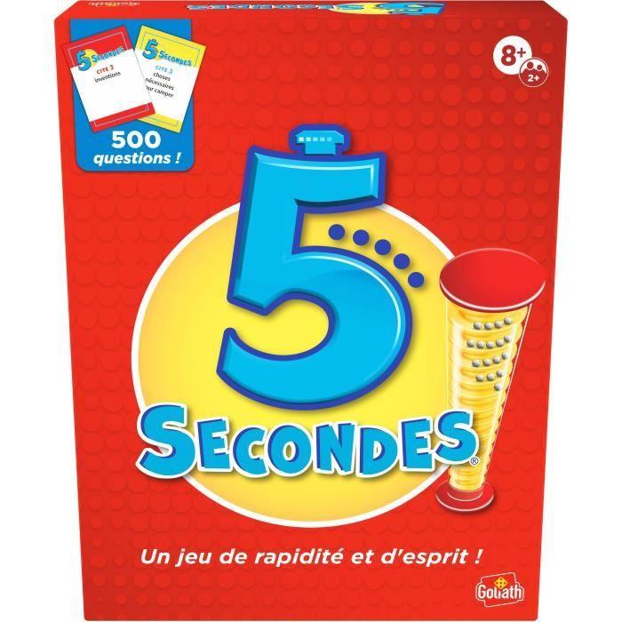 5 secondes - Jeu d'ambiance et de rapidité - GOLIATH - Dès 8 ans