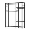 Clothing Garment Rack, Heavy Duty Clothes Rack, 6 Adjustable Tiers Clothes Racks with Steel Frame, 363 kg Load Capacity Closet Wardrobe with 3 Hanging