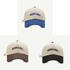 Padded Baseball Cap With Embroidered Lettering For Casual Outdoor Wear