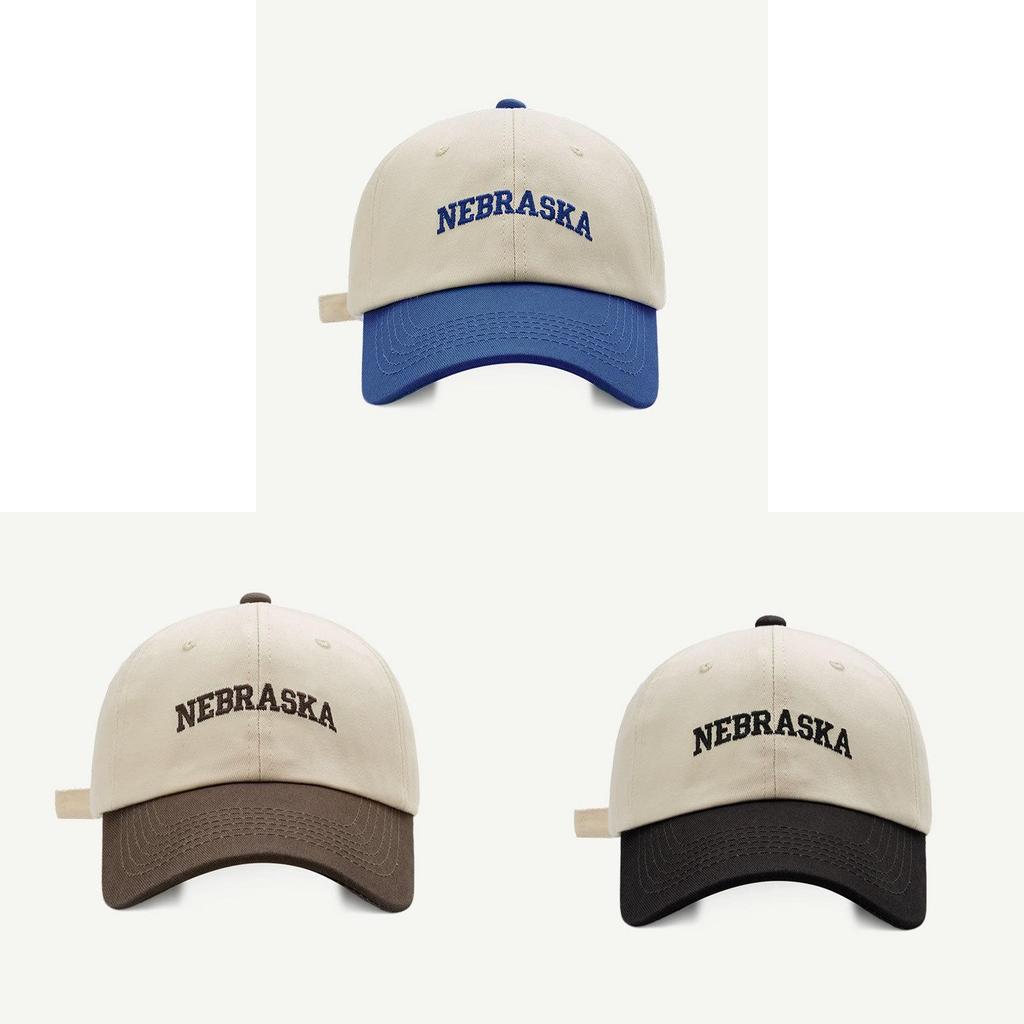 Padded Baseball Cap With Embroidered Lettering For Casual Outdoor Wear
