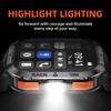 SACOSDING Smart Watch Waterproof 2.02" TFT Men Sport With Compass And LED Flashlight Health Monitoring Fitness Tracking Bluetooth Call Smartwatch