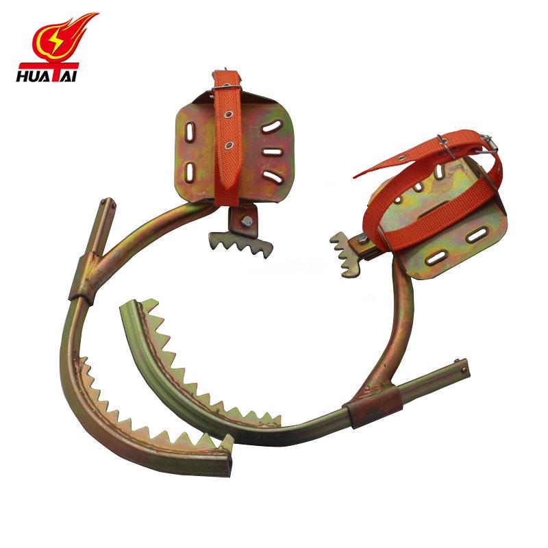 Tree Climbing Serrated Non-Slip Iron Shoes - High-Altitude Wooden Pole Foot Buckles, Special Climbing Tools