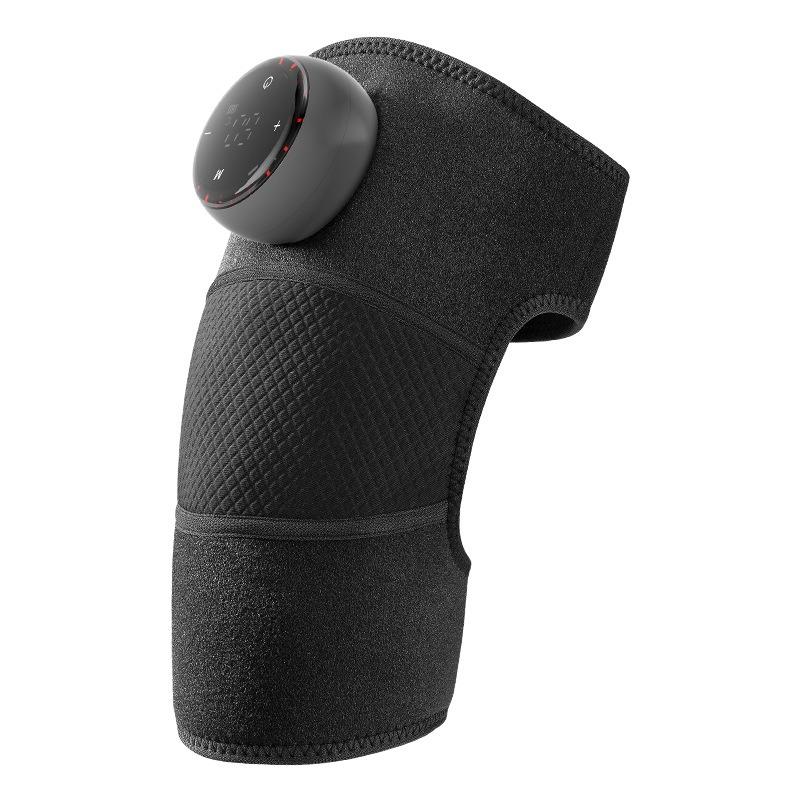 Rechargeable Knee Massager with Heat - Ideal for Post-Work, Sedentary Lifestyle, and Relaxation, Battery-Powered, Polyester Material, Knee