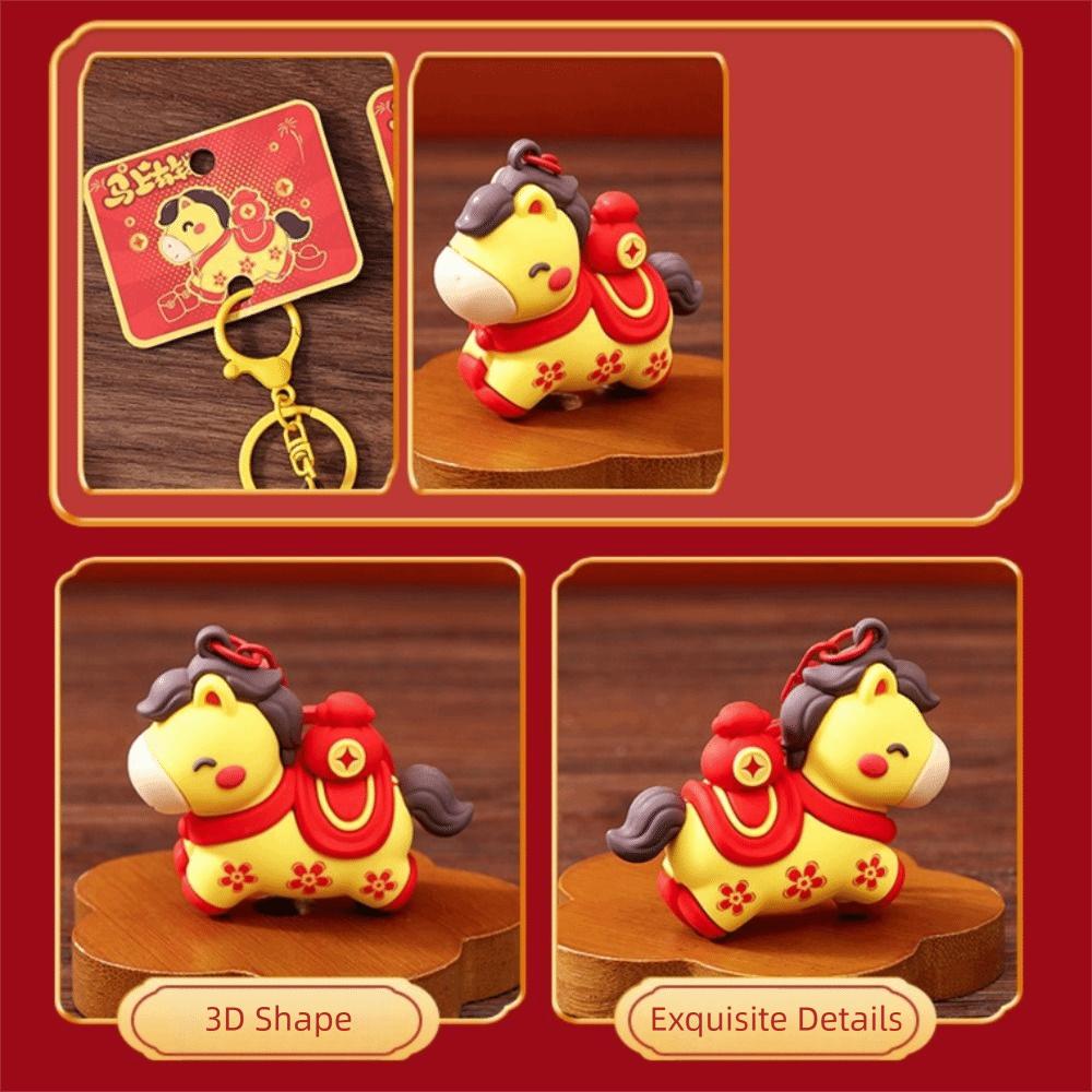 Hanging Hanging Ornament Cartoon Doll Keychain Creative Backpack Key Chain  New Year Accessories