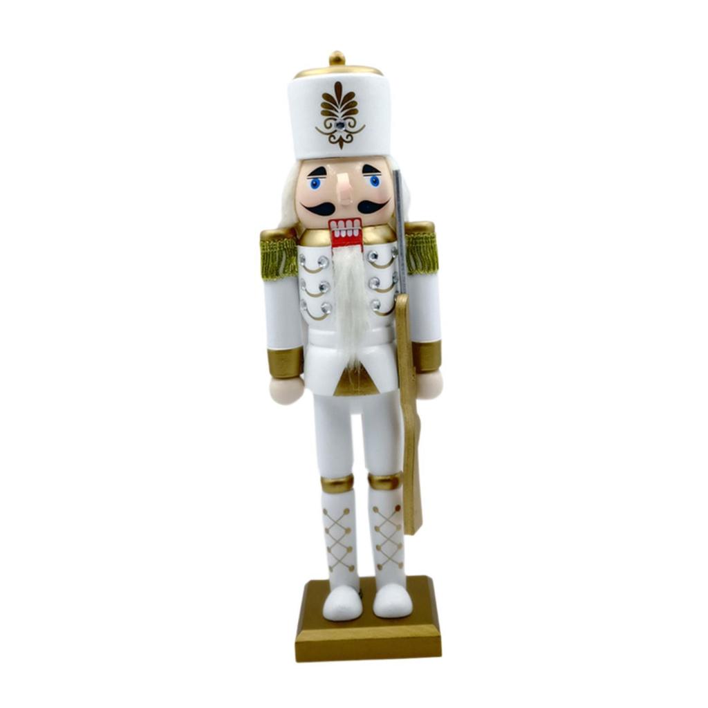 Nutcracker Figurine Statue Freestanding Traditional Collectible Christmas