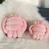 1pc-Handmade woven three strand rope ball pillow for home decoration, knotting ball pillow