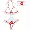 Sexy Krankenschwester Halloween Kostüm für Damen, Erwachsenen, Exotisches Rollenspiel Dessous Set