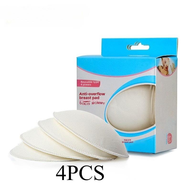 

4PCS.Thickened reusable nursing pads, washable, leak-proof, super absorbent, eco-friendly, comfortable fit for breastfeeding.