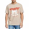 Unisexs Tshirt Quickdry Cheap Tshirt Springtrap Skull In Orange Circle Adult Minimalist Tshirt Minimalist Short Sleeve Shirt