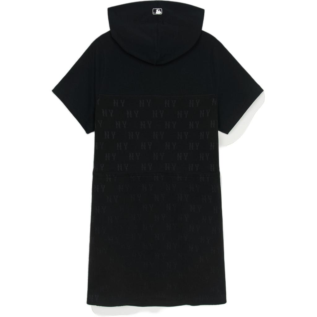 New MLB Short Sleeved Dress Women's Black 3FOPM0653-50BKS