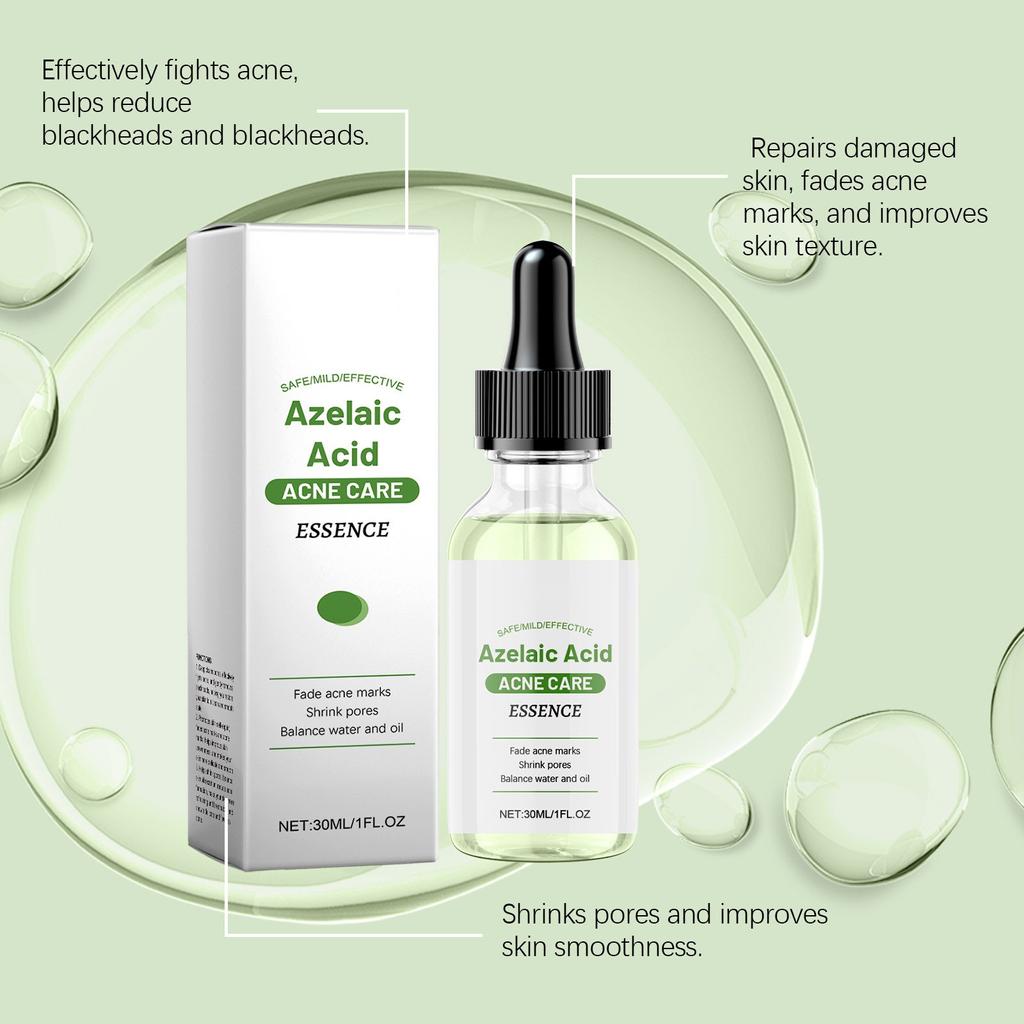 Azelaic Facial Serum Moisturizes And Improves The Skin For Blackheads And Acne 30ml