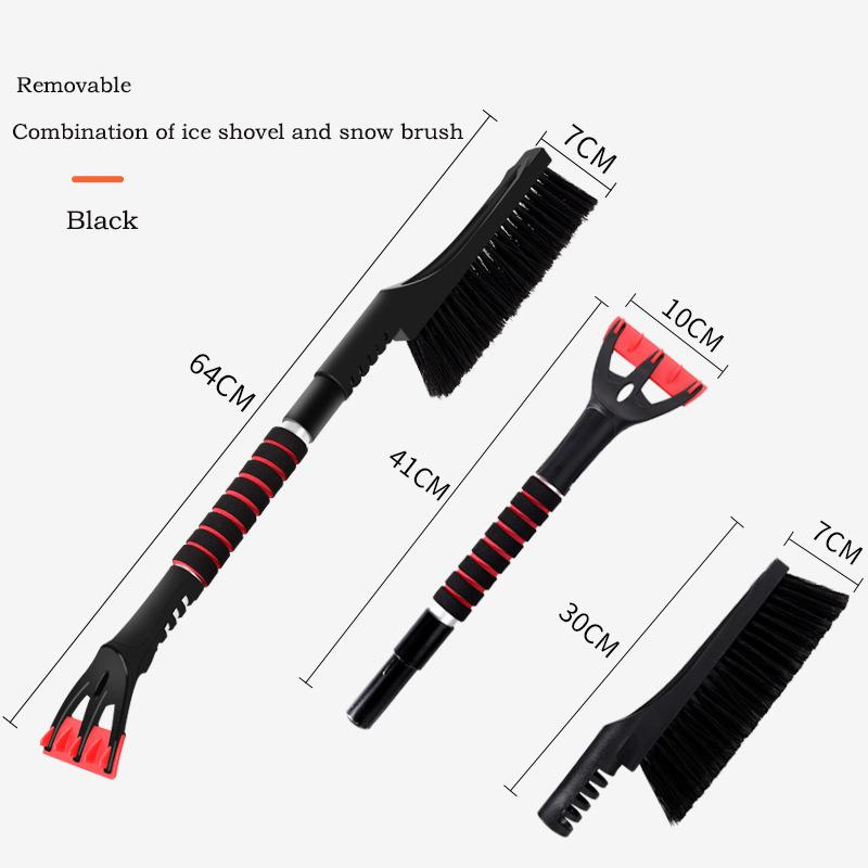 

Многофункциональная съемная щетка для снега для автомобильной лопаты для удаления снега, щетка для подметания снега