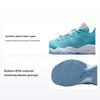 Li Ning Sonic 8 Pohodlné Všestranné Protiskluzové Lehké Odpružené Nízké Basketbalové Boty Dětské basketbalové boty Čistě Modré YKBR042-1