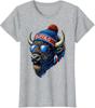 Buffalo Lovers Apparel Tee Animal Supporters Gift Ladies' Crewneck T-Shirt