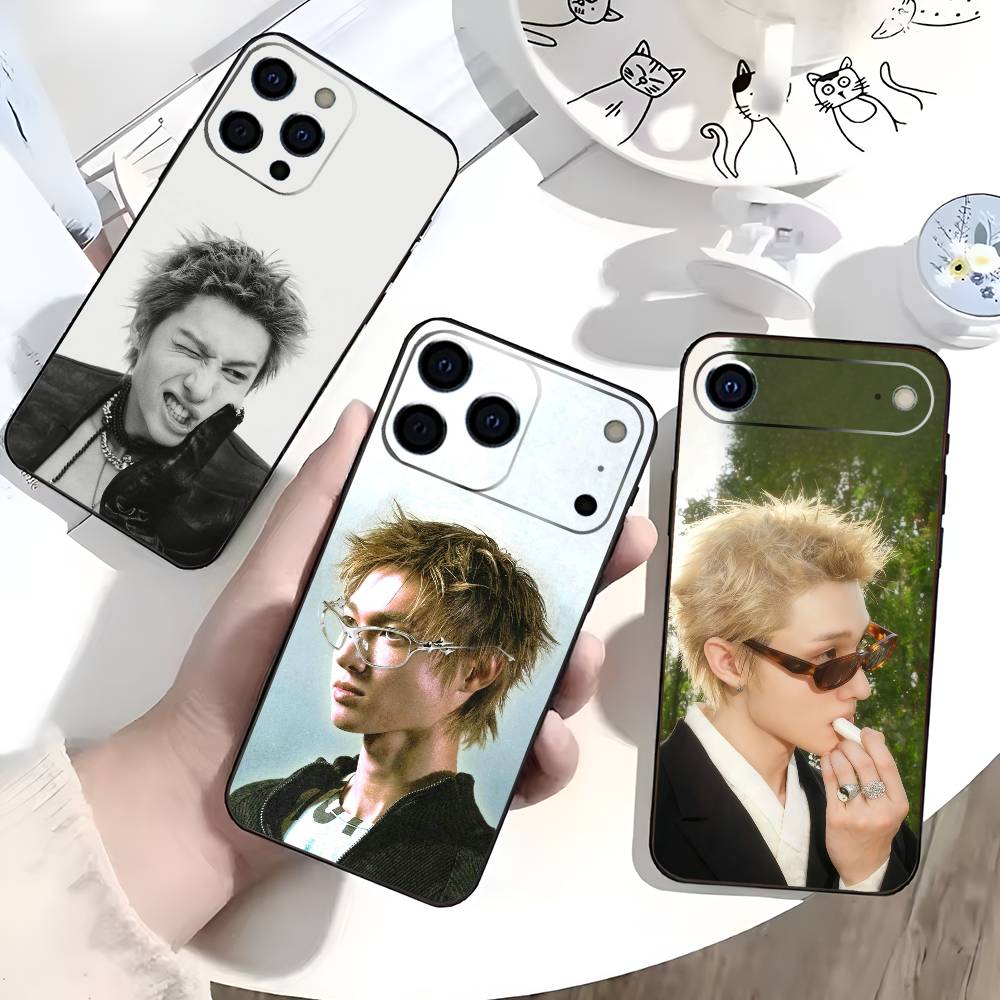 M-Martin K-POP Phone Case For iPhone 17,16,15,14,13,12,11 Plus,Pro Max,XS,Soft Black Cover
