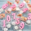 Digital Candles Medium Pink Independent Packaging Digital Children's Birthday Cake Baking Decoration Candles