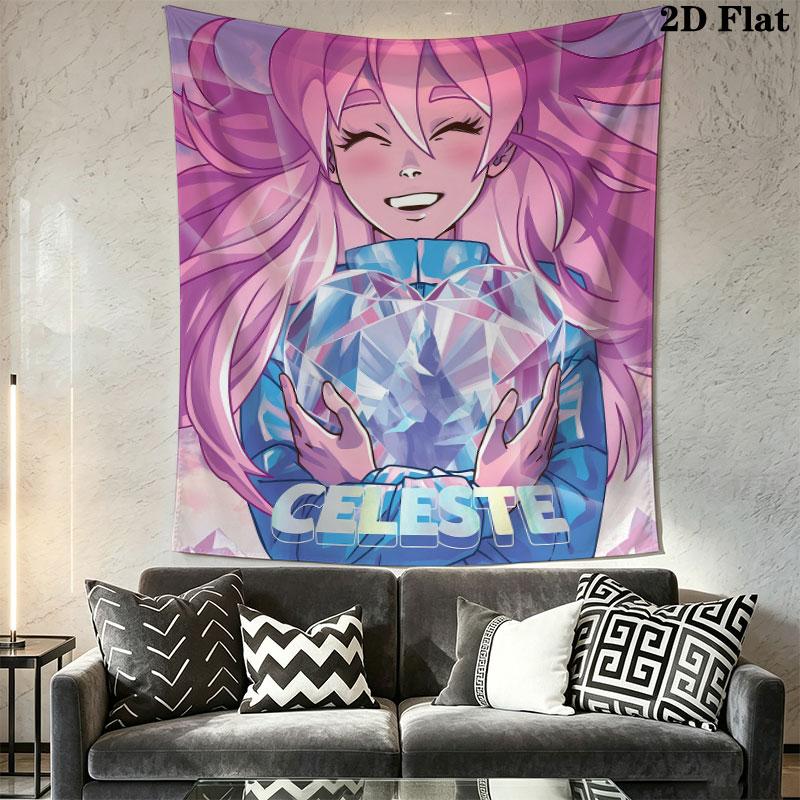 Celeste Dawn Wall Hanging Printed Fabric Blanket Decorative Tapestries for Bedroom Living Room Home Decor