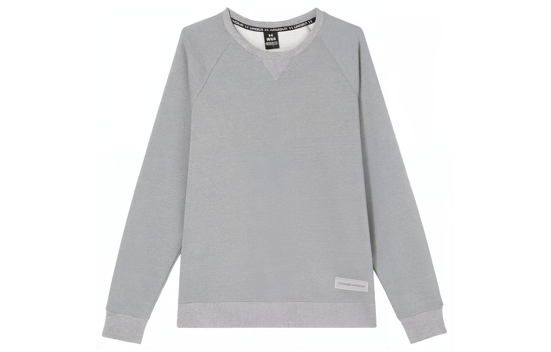 Under Armour Sweatshirts Men s Gray Crew Neck Moderate Regular 1379685-011 XL
