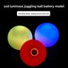 LED Juggling Balls Glow In Dark Color Changing Light Up Stage Performance Props