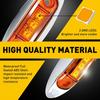 10x Amber LED 4" Marker Lights Side Clearance Light for Truck Trailer RV Camper