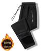 Men's Loose-Fit Korean Style Casual Zipper Pocket Leggings for Autumn and Winter