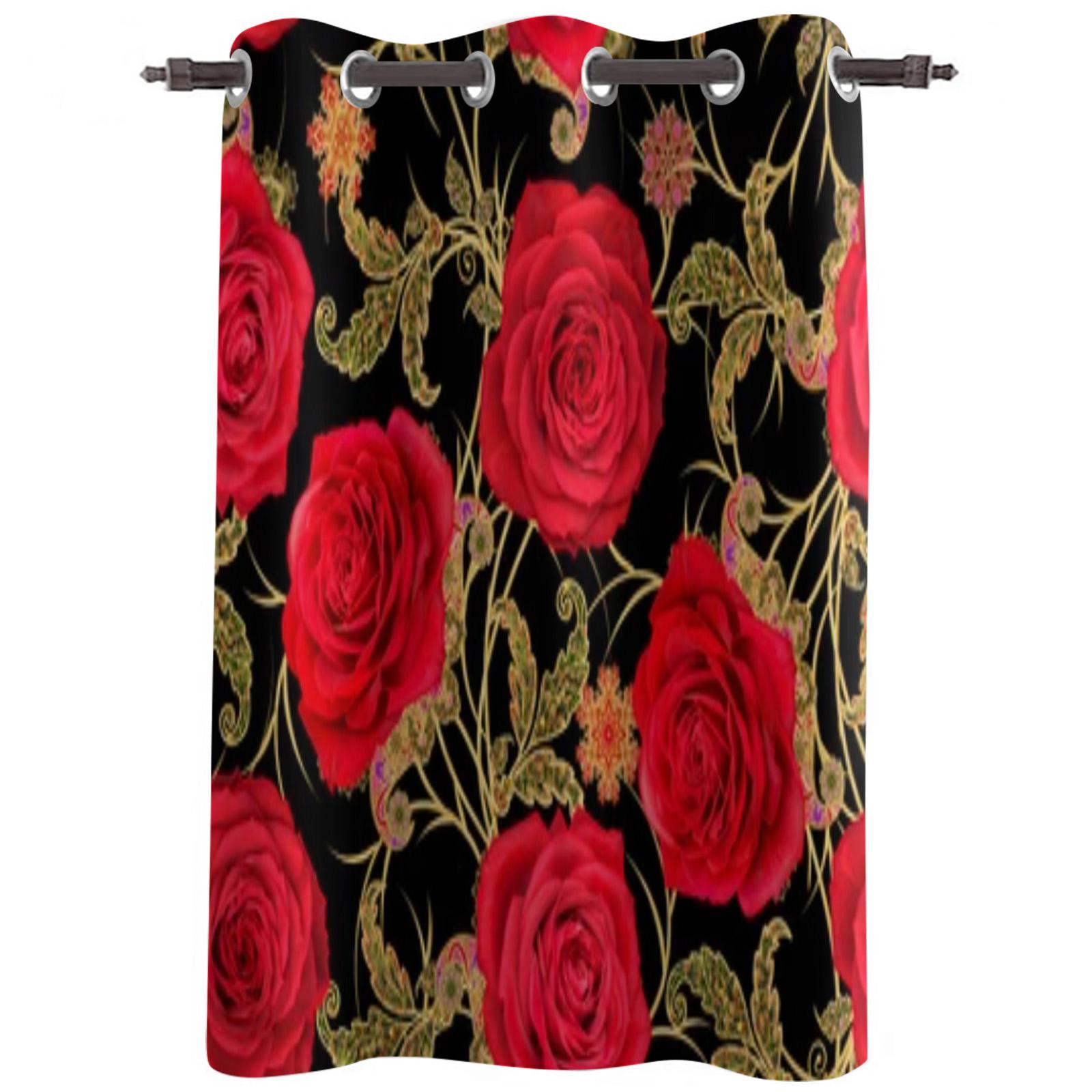 Пейсли гирлянда из ярких красных роз — фото 2