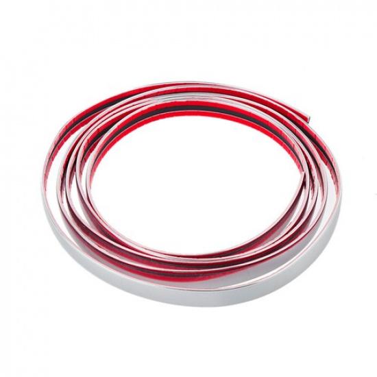 8mm*3m Chrome Moulding U Trim Strip Car Auto Door Trunk Edge Guards Protector