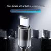 Ice Crystal 120W Tri-Head Fast Charging Cable for Apple, Android, Huawei
