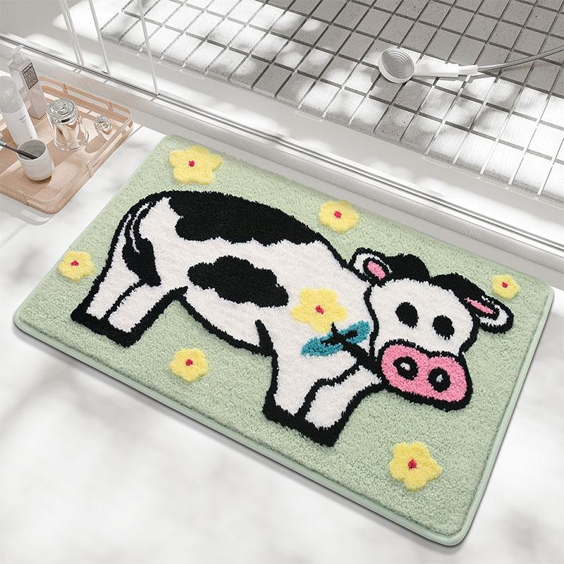 

VIKAMA Пряжа из искусственного кашемира Суперфайн Минималистичный стиль Ковер Мягкий и уютный Легкий в уходе Спальня Диван Напольная подушка Домашнее украшение 40X60CM (1.3X2FT