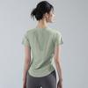 Yoga clothes women's Pilates training clothes summer thin loose quick-drying running sports fitness tops breathable mesh