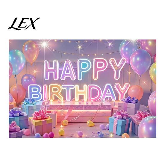 Polyester Birthday Banner Happy Backdrop, Party Photo Background Cloth for Celebration, Wrinkle-resistant Bunting Flag Decor Kids Women, Supplies