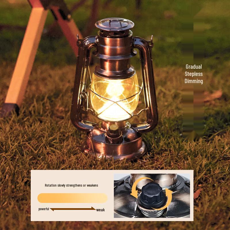 Vintage Rechargeable Camping Lantern