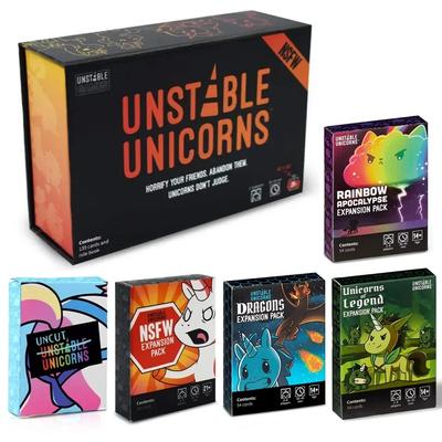 Unstable Unicorns Board Card English Family Party Board Games Cards