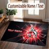 Benutzerdefinierter Teppich FC Köln Muster Druck Name Text Weich Rutschfest Boden Teppich für Haus Innen Dekoration