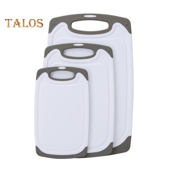 3 Pcs Chopping Board Non-slip Reversible BPA Free Easy To Clean Multipurpose Cutting Boards Home Supplies