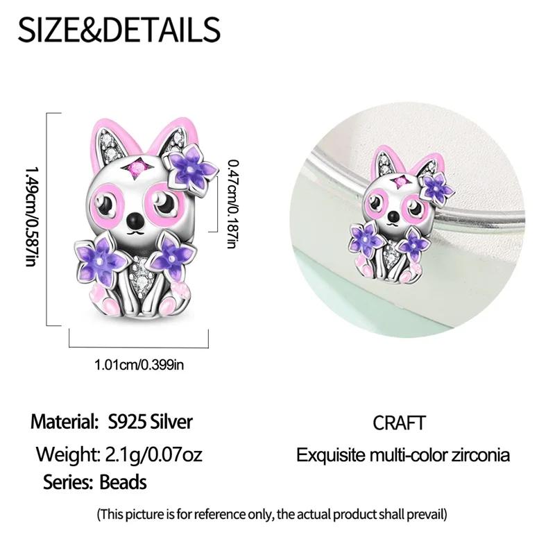 New Authentic Copper Animal Collection Charm Bead Charms Black Wing Cat Fishing Pendants Bead Charms Compatible With Bracelets Do It Yourself Jeweller