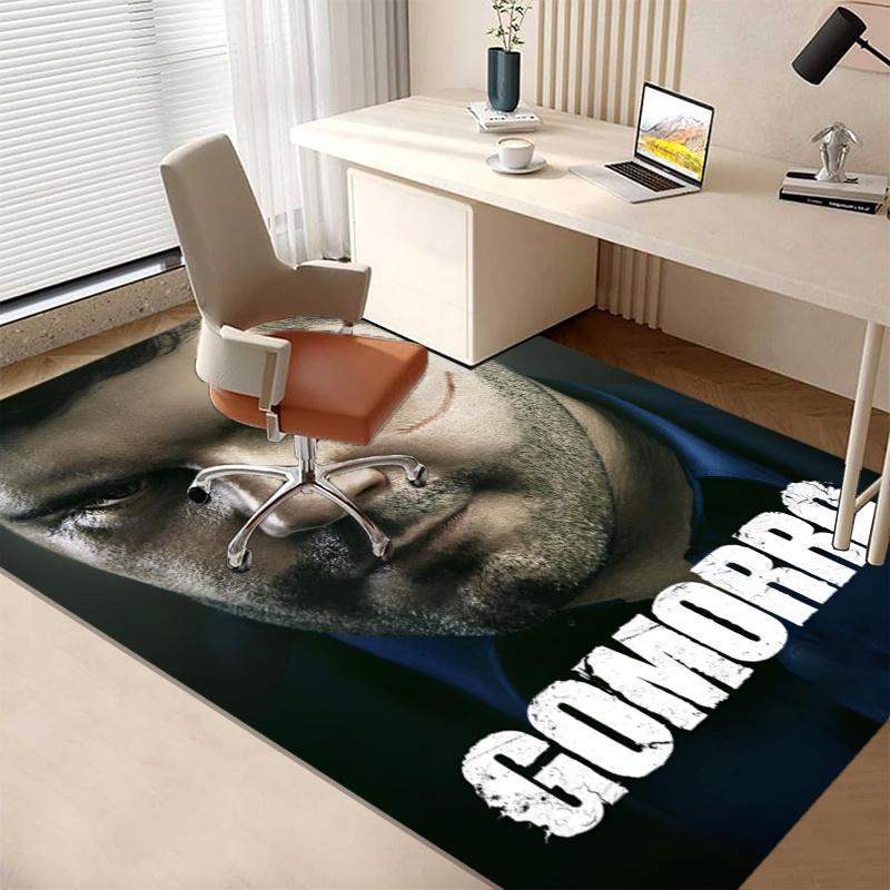 Gomorrah Printed Carpet, Rug for Office Chair Living Room Bedroom Kitchen Room Decor Gifts.