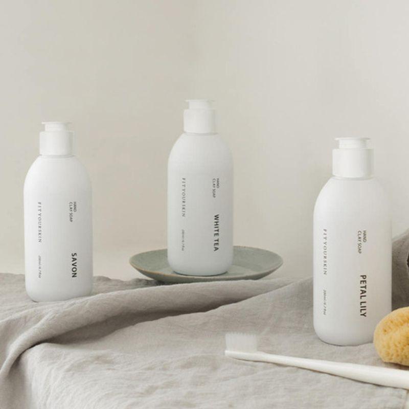 Hand Clay Soap 200ml (Choose 1 of 3 types) [Petalilli/Sabon/White Tea] PETAL LILY