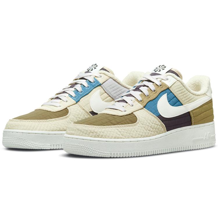 New Nike Air Force 1 Low '07 Lx Toasty Brown Kelp Sail Rattan Cave Purple DC8744-301