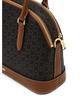 Daks Womens Accessories Brown Barnett Dd Pattern Leather Contrast Tote Bag_Dcba6E861W3