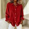 2026 Spring Women's Corduroy Casual Shirt - European & American Style