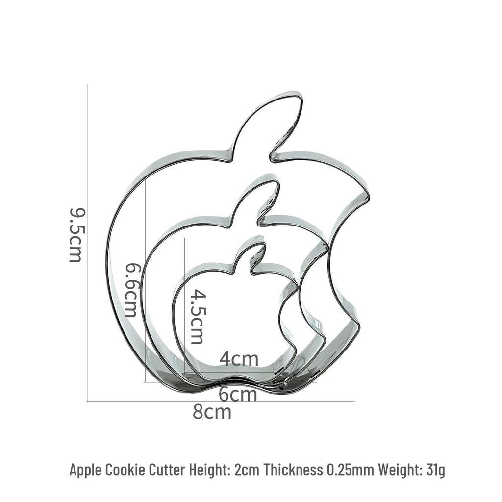 Stainless Steel Christmas Cookie Cutters: Snowflake, Tree, and Gingerbread Man