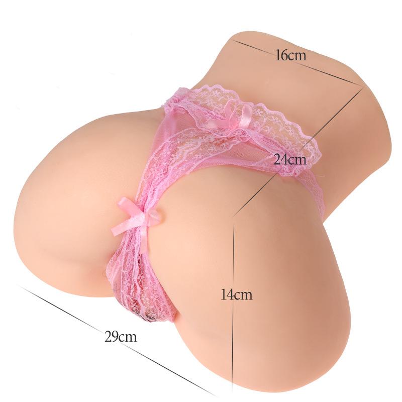 Men's Masturbation Cup Big Sexy Ass Orgasm Blow Down Squirt Soft Buttocks Doll Pubic Hair Vagina Adult Erotic Sex Toys